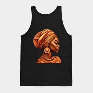 Afrocentric African Queen Black Pride Tank Top